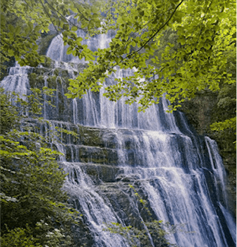 The Hérisson waterfalls